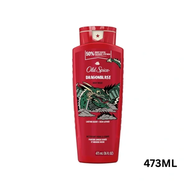 Old Spice Body Wash for Men Dragonblast Long Lasting Lather