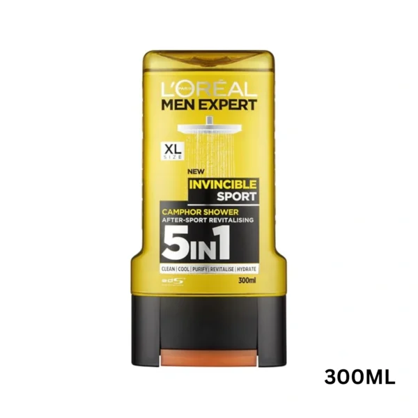 L'Oreal Paris Men's Expert Invincible Sport Shower Gel 300ML