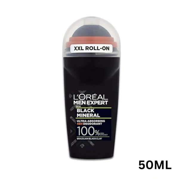 L'Oreal Paris Men Expert Fragrance Roll on Anti Odor XXL (Black Mineral)