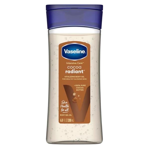 Vaseline Cocoa Radiant Body Gel Oil, 6.8 Oz