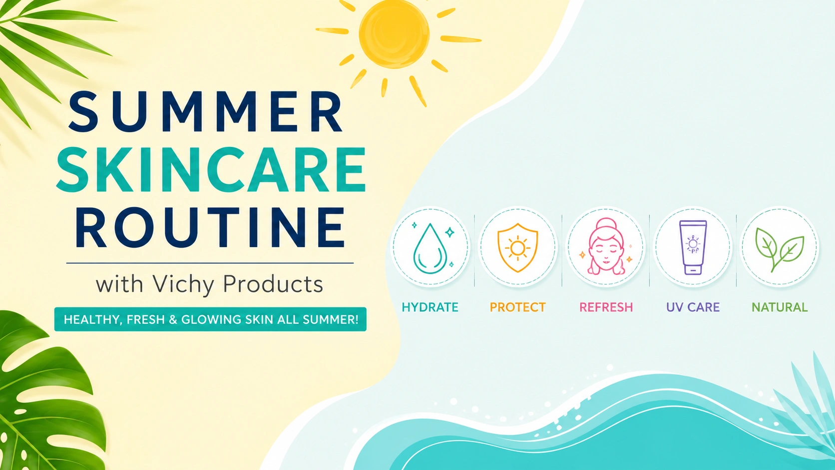 Summer Skincare Routine with Vichy Products