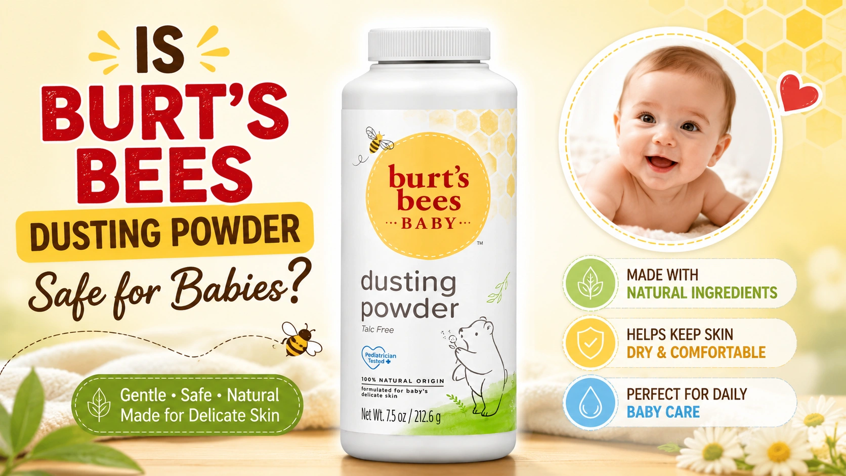Burt's Bees Dusting Powder